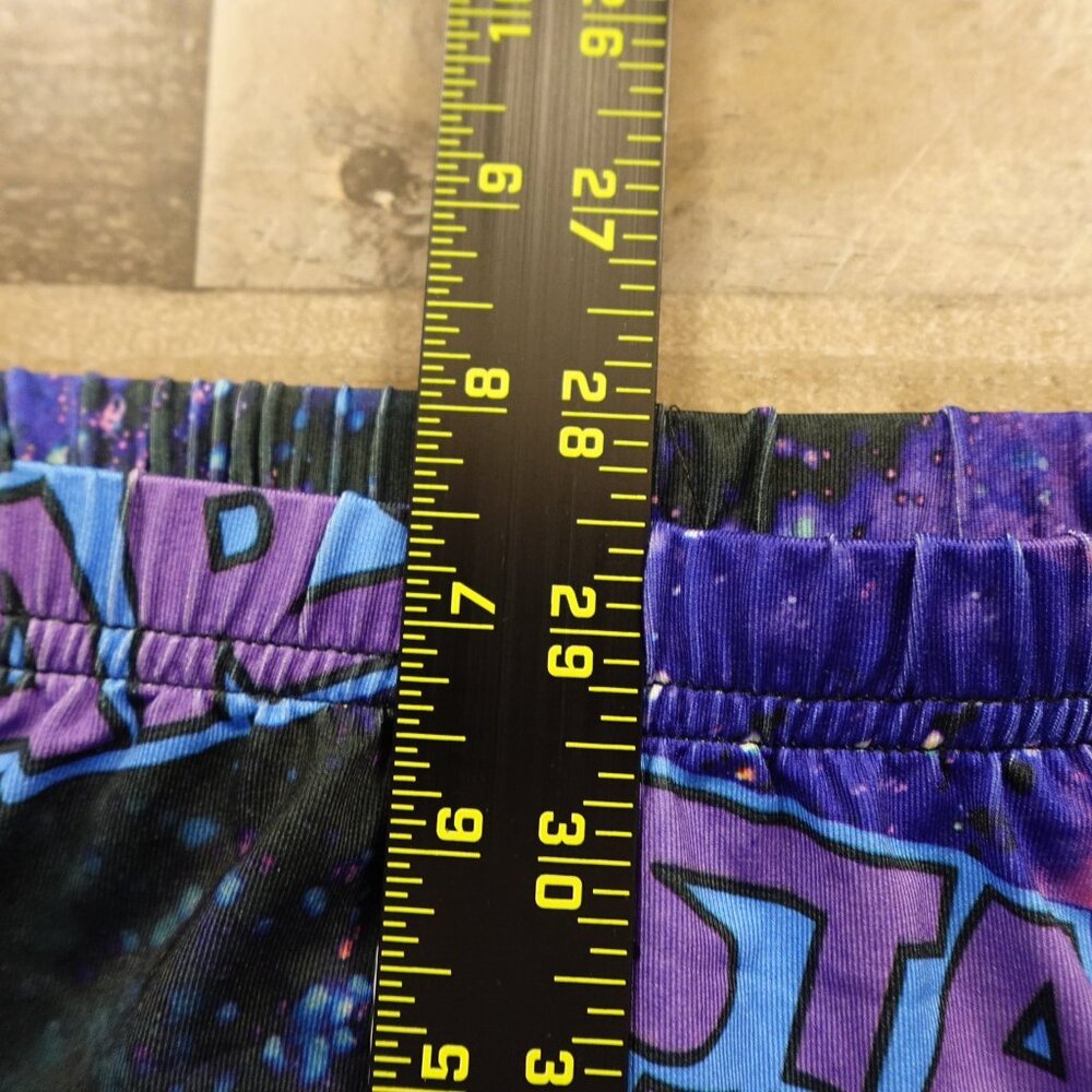 Star Wars astral pajama leggings Darth Vader women's medium black purple Disney - Picture 5 of 11